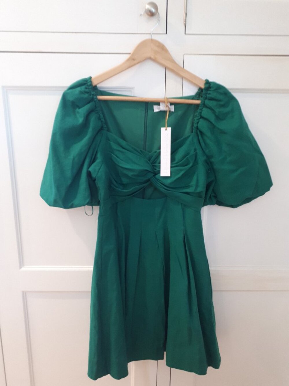 NWT House of Harlow size 2 linen blend dress